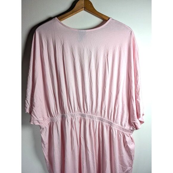 Ulla Popken Maxi Dress Size 24‎ 26 Plus Lagenlook Babydoll Summer Resort Beach - Picture 10 of 10